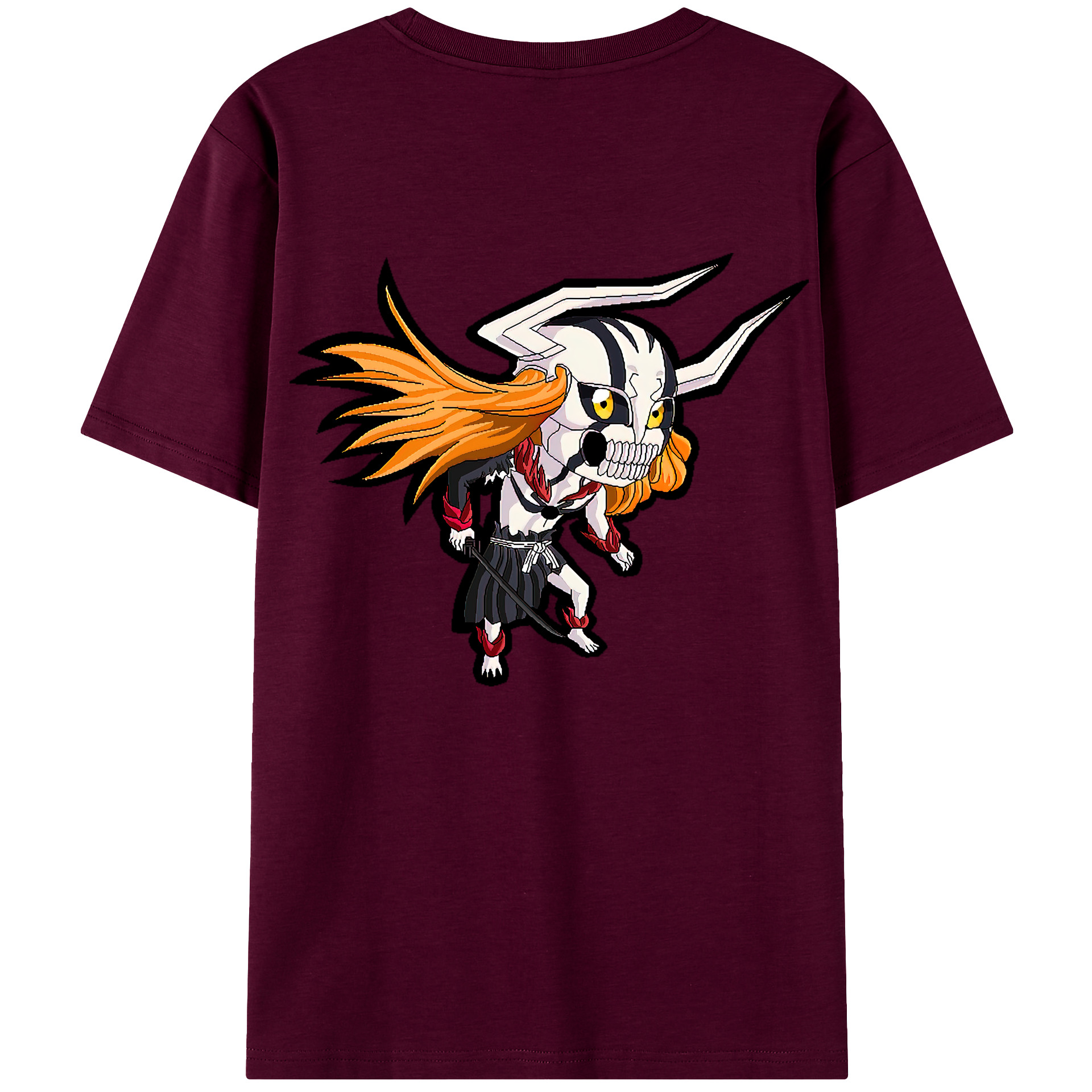 （画像用） ブリーチ 黒崎一護（くろさき いちご）BLEACH Kurosaki Ichigo レディース半袖Tシャツ(バックプリント)